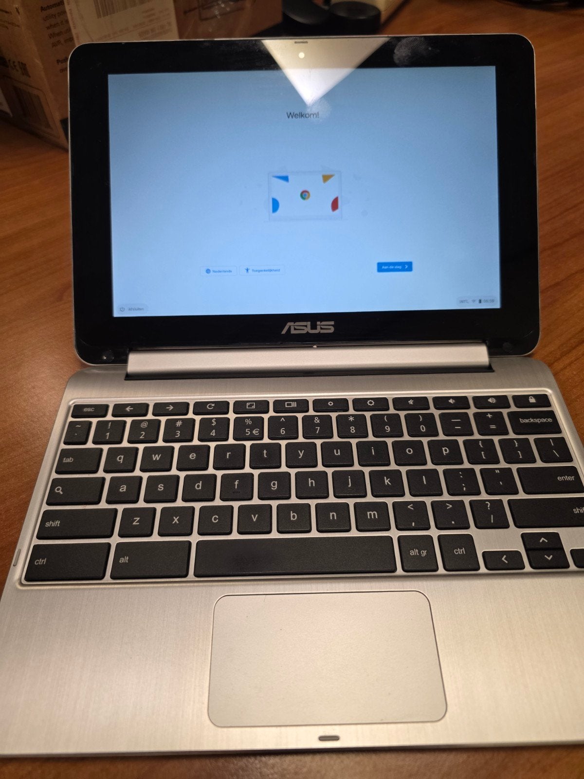 ASUS Chromebook C100P - Compacte en lichte laptop, Computers en Software, Chromebooks, 4 GB of minder, Qwerty, ASUS, Touchscreen