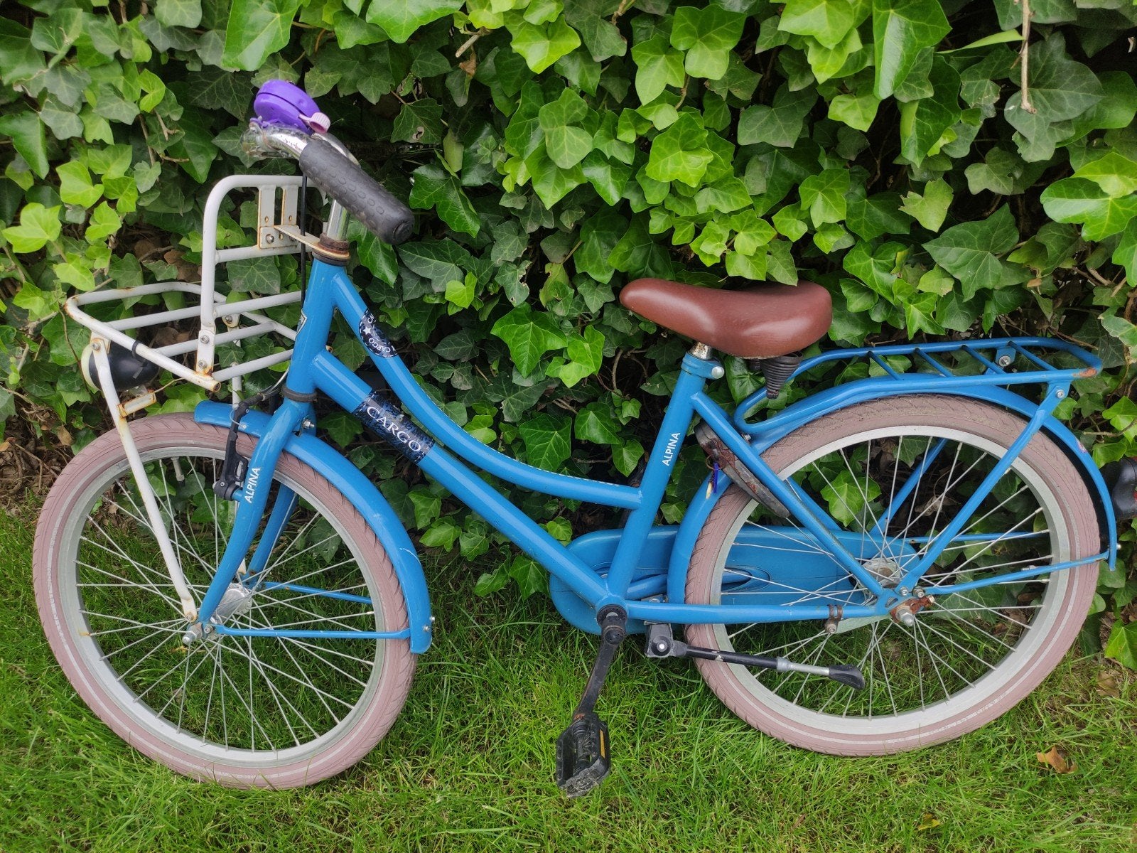 Alpina Cargo Kinderfiets 22 inch - Blauw, Fietsen en Brommers, Fietsen | Kinderfietsjes, Ophalen