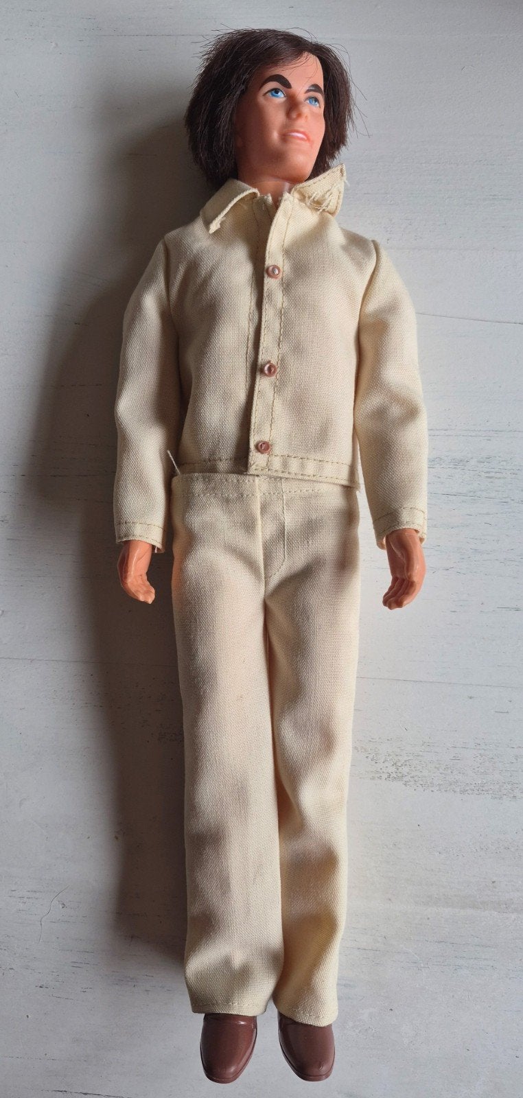 (Barbie) KEN Mattel  echt haar in originele outfit jaren 60, Verzamelen, Ophalen of Verzenden, Pop