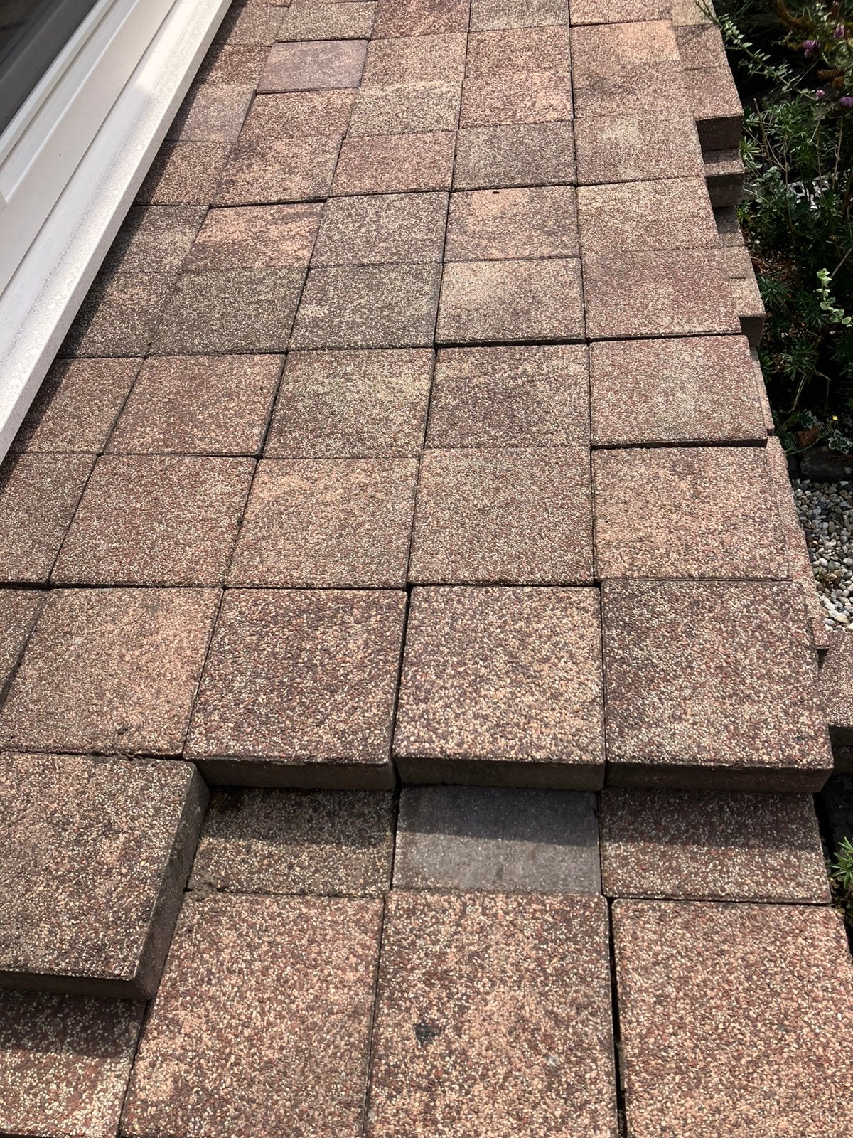 Gratis op te halen stenen maat 20x20 cm ongebeer 25 m2, Ophalen, Overige materialen, Gebruikt, Overige typen