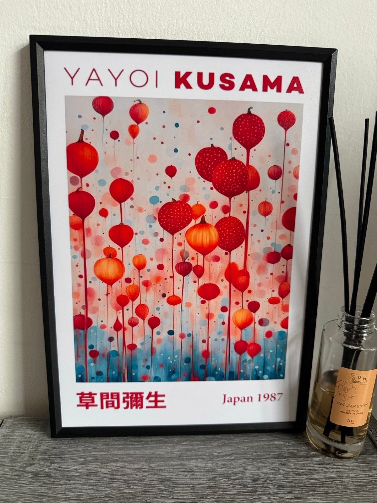 Yayoi Kusama Poster 21x30cm Ingelijst Nieuw, Minder dan 50 cm, Nieuw, Ophalen of Verzenden, Foto of Poster