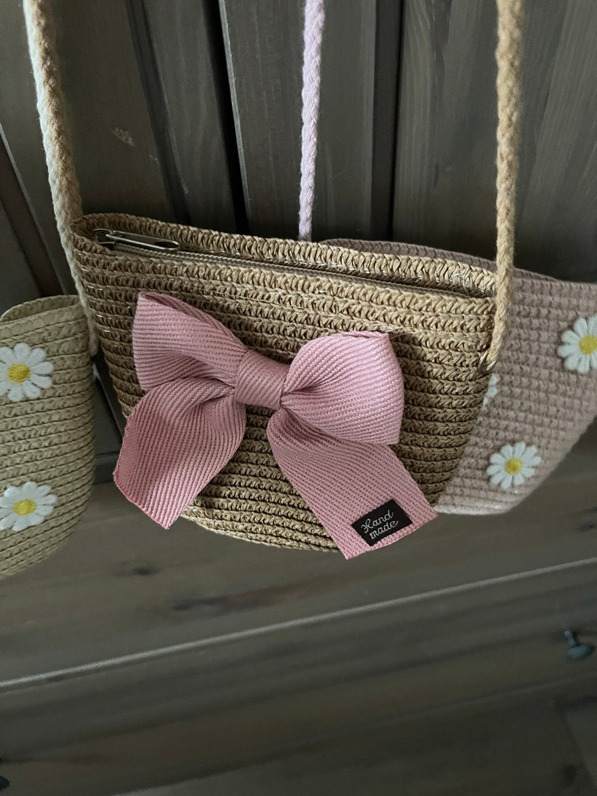Leuke rieten tasjes voor kinderen - diverse designs, Ophalen of Verzenden, Nieuw, Overige kleuren, Schoudertasje