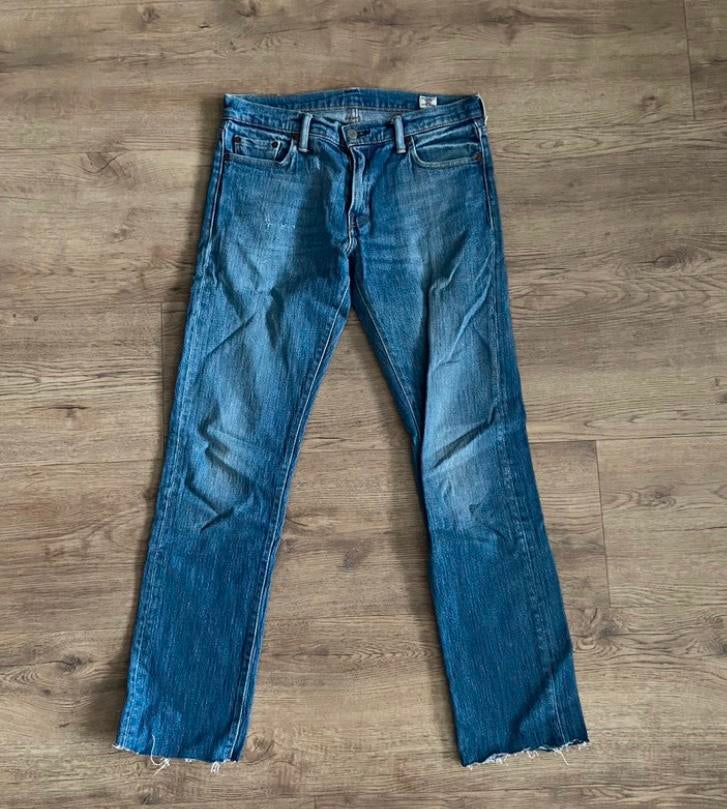 Levi’s 504 | Straight fit heren jeans | Maat 29/34 | Denim, Ophalen of Verzenden, Zo goed als nieuw, Blauw, W32 (confectie 46) of kleiner