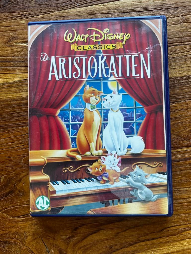 Disney DVD: De Aristokatten - Klassieke Animatiefilm, Gebruikt, Alle leeftijden, Ophalen of Verzenden, Dieren
