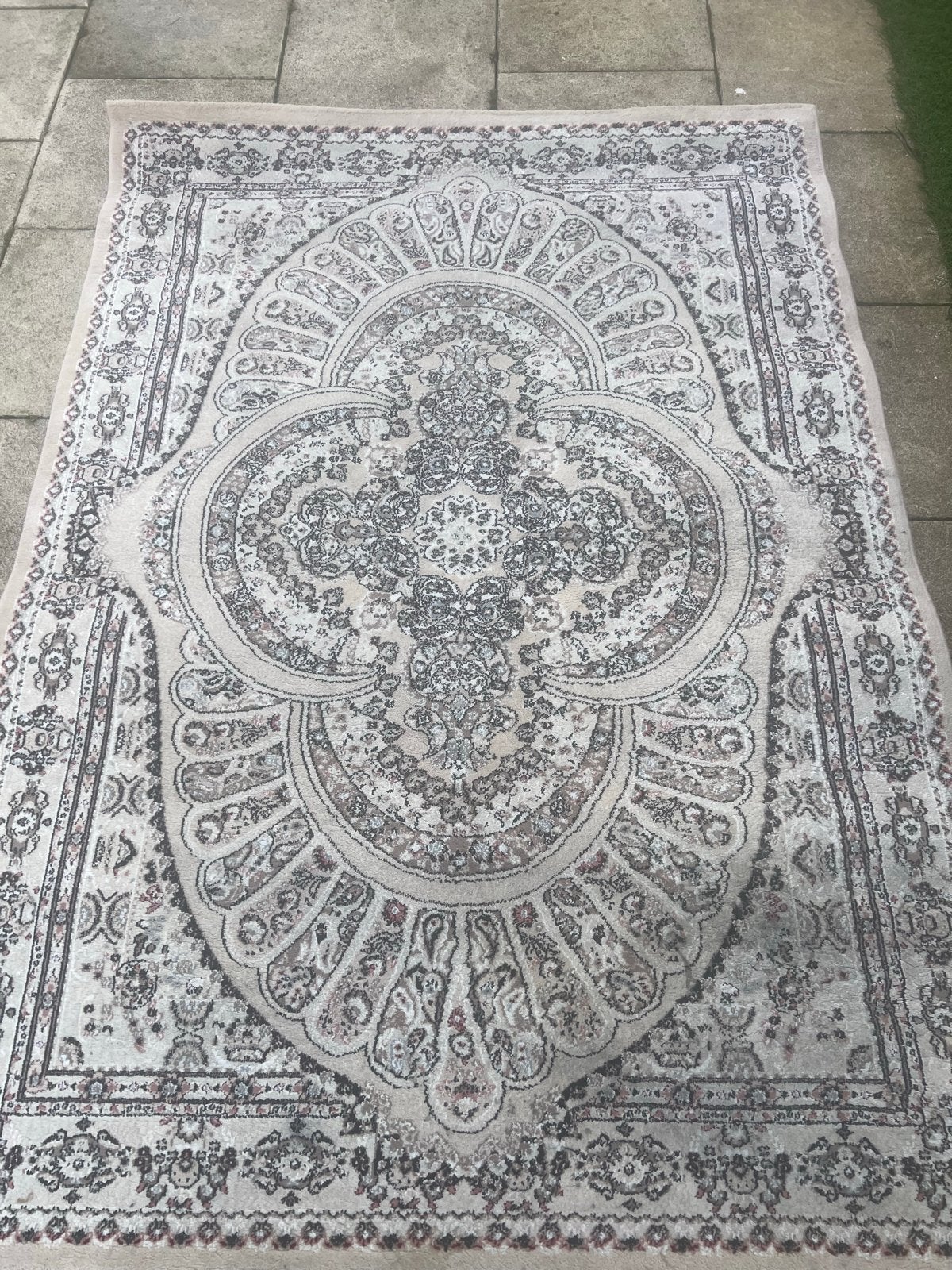 Prachtig Perzisch tapijt - Beige/Crème met klassiek patroon, Huis en Inrichting, Stoffering | Tapijten en Kleden, 100 tot 150 cm