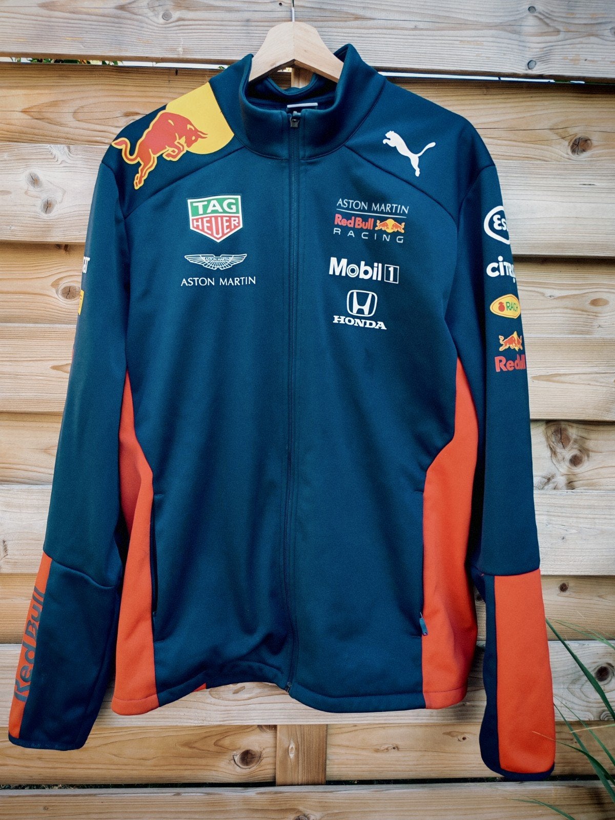 prachtige Authentieke Red Bull Racing Teamjas - Maat Large, Ophalen of Verzenden, Zo goed als nieuw, Maat 52/54 (L), Blauw