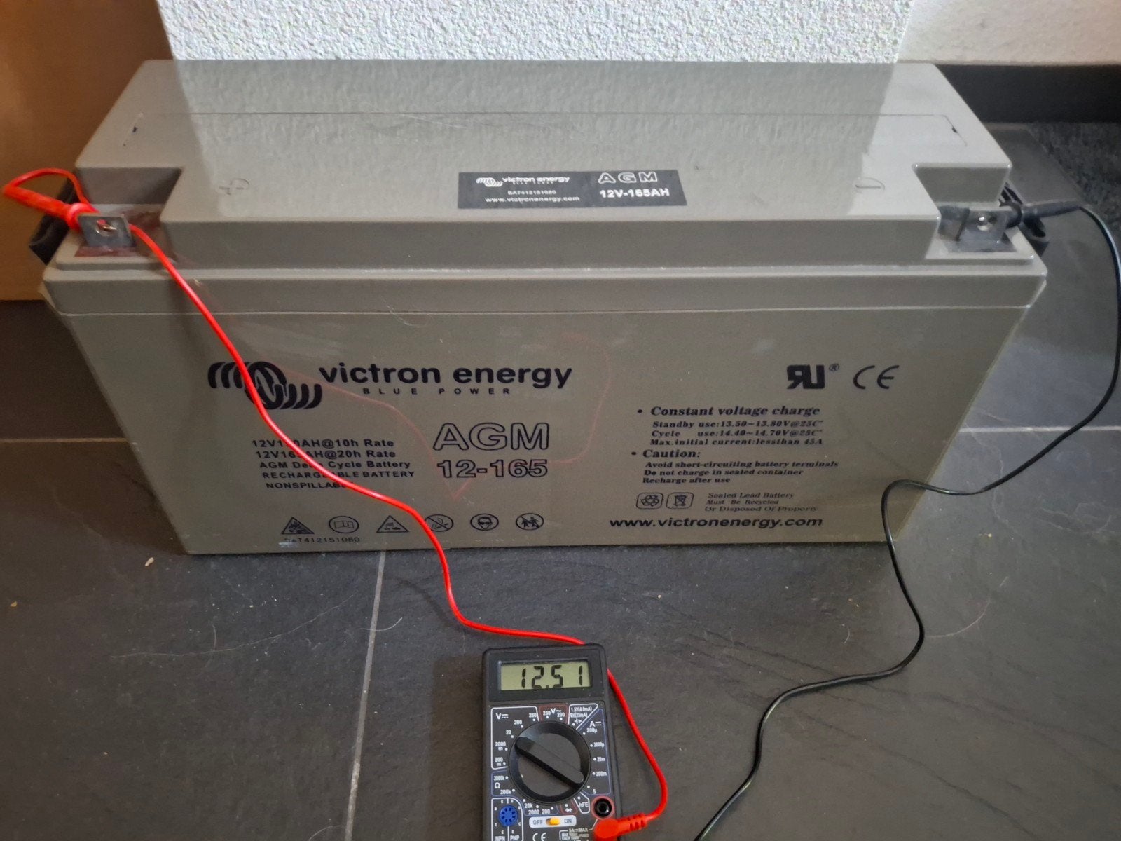 Victron Energy AGM 12-165 Accu - 12V 165Ah Deep Cycle, Ophalen