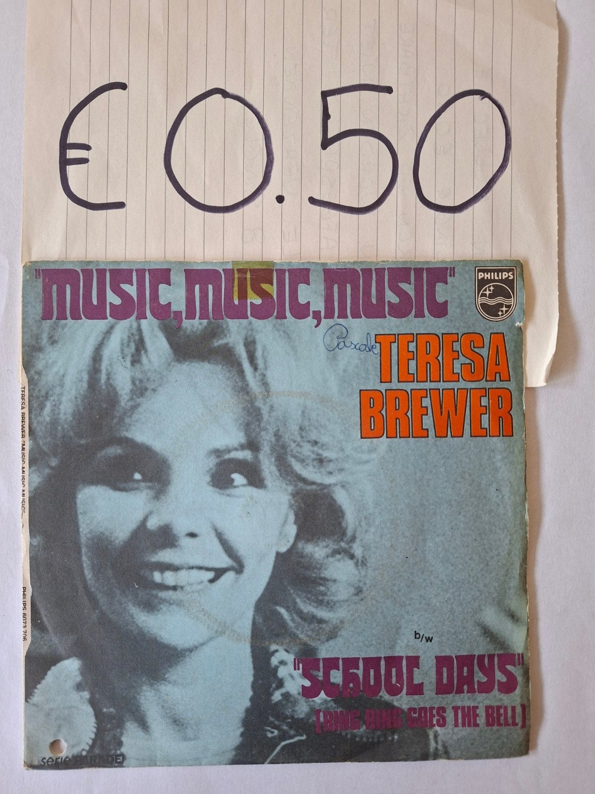 Teresa Brewer, Ophalen of Verzenden, Gebruikt, 7 inch, Pop