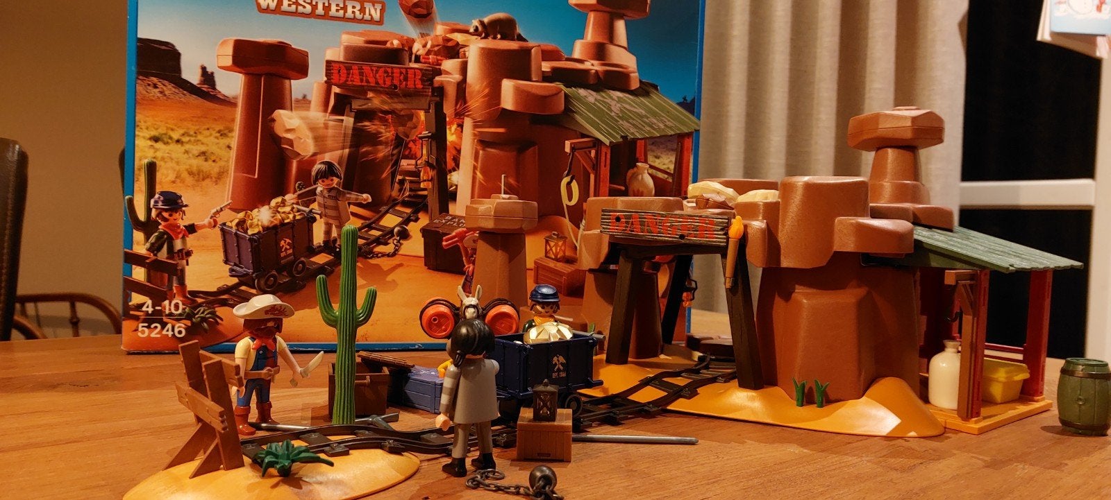 Playmobil Western Goudmijn 5246, Kinderen en Baby's, Gebouw, Complete set, Ophalen of Verzenden, Zo goed als nieuw