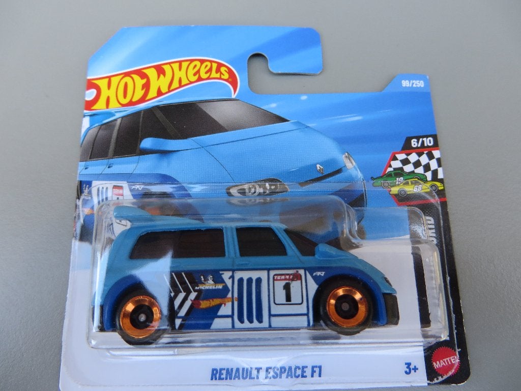 Hotwheels Renault Espace F1 blauw, Hobby en Vrije tijd, Modelauto's | Overige schalen, Ophalen of Verzenden, Nieuw, Auto