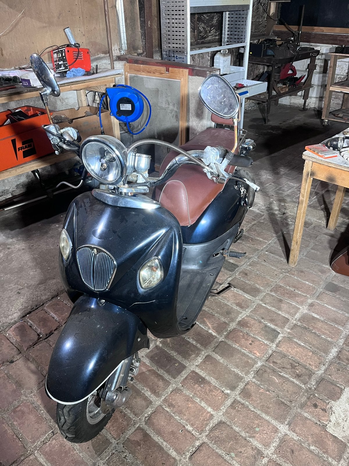 Retro Scooter - Goed onderhouden, Ophalen, Gebruikt, Benzine, Overige merken