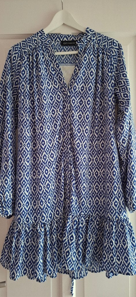 Lofty Manner jurk maat S, Blauw, Lofty Manner, Ophalen of Verzenden, Zo goed als nieuw