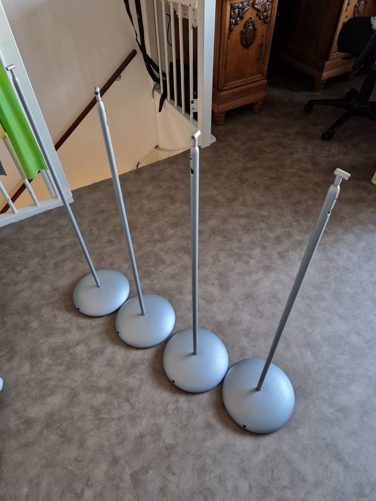 Set van 4 Kef standaards voor Kef kht hts2005 (eitjes), Ophalen, Gebruikt, Overige merken