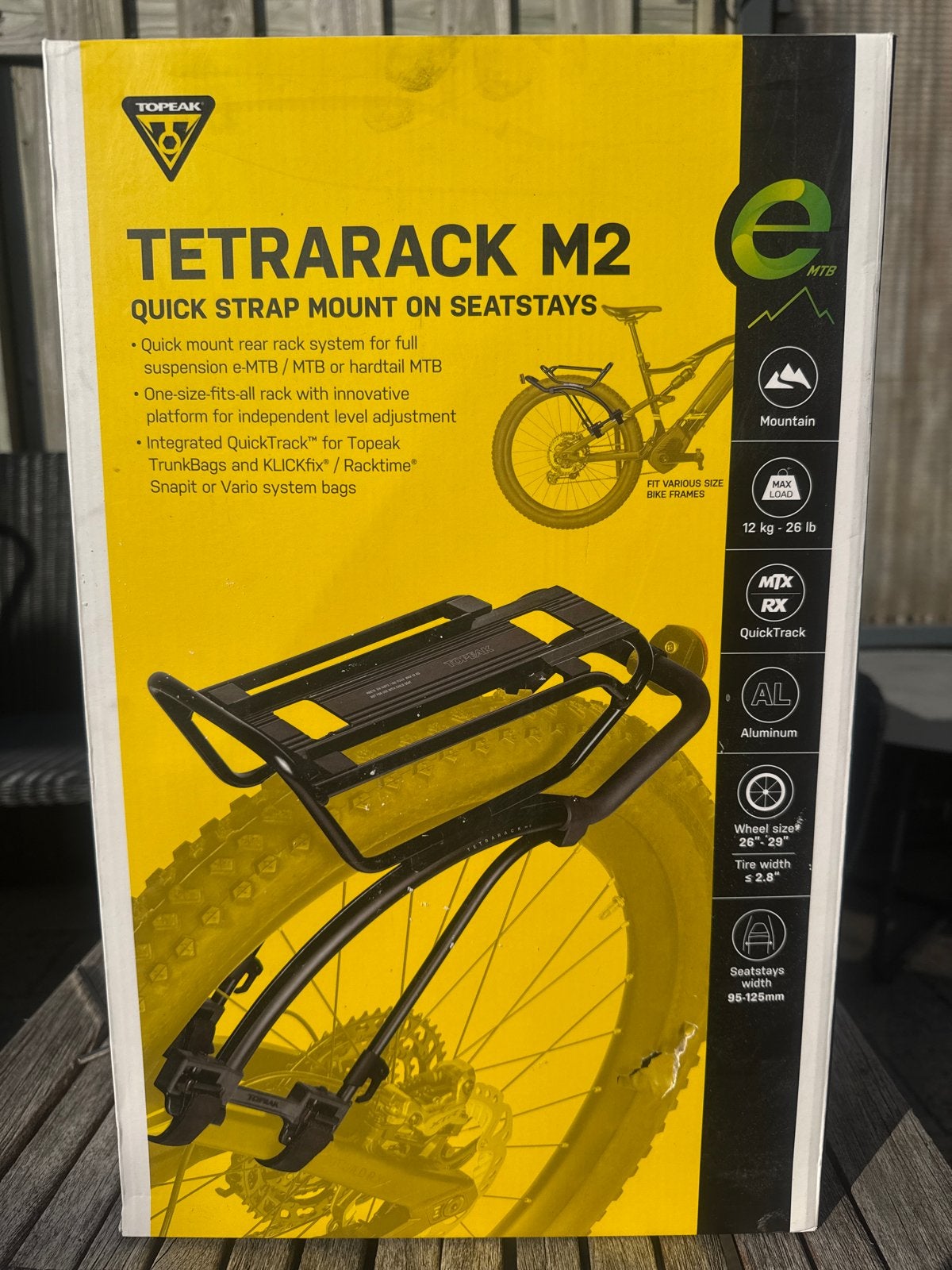 Topeak TETRARACK M2 bagagedrager voor MTB/e-MTB - Nieuw, Ophalen, Nieuw