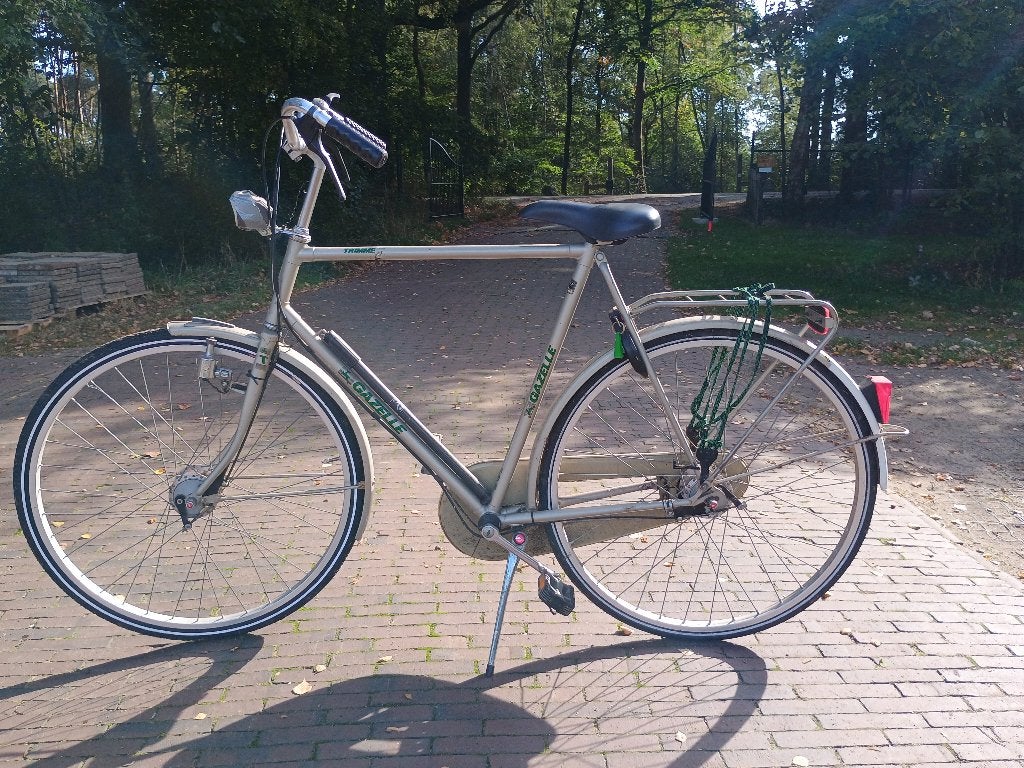 Herenfiets Gazelle, Ophalen, Gebruikt, Versnellingen, 57 tot 61 cm