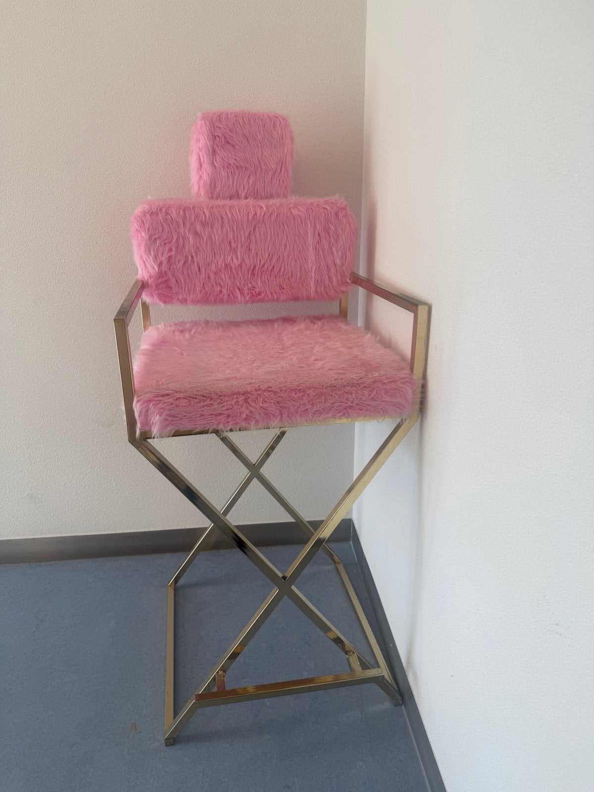 Make up stoel/ visagie stoel, Huis en Inrichting, Stoelen, Overige kleuren, Ophalen of Verzenden, Zo goed als nieuw, Metaal