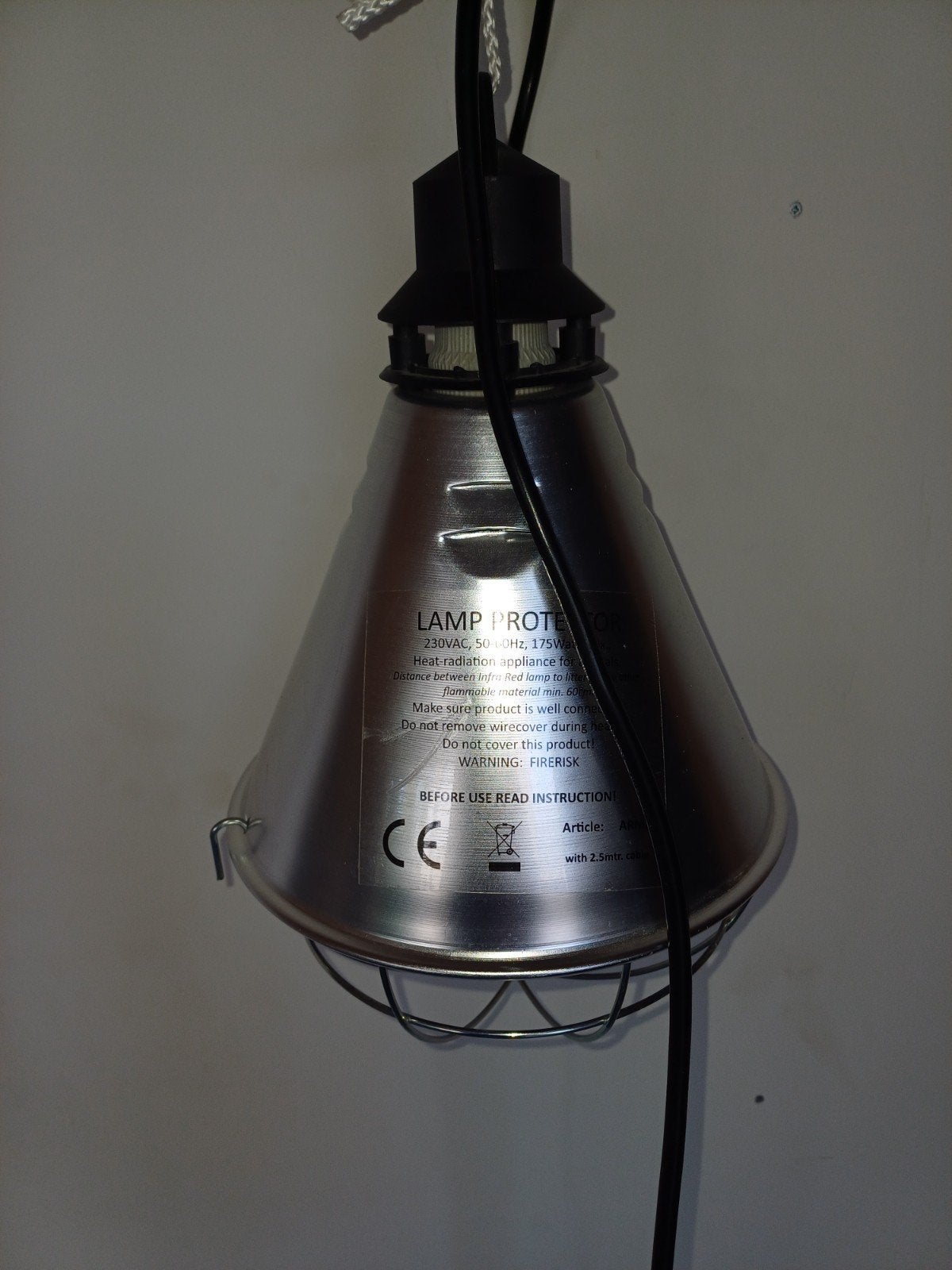 Te koop warmte lamp, Dieren en Toebehoren, Ophalen of Verzenden, Zo goed als nieuw, Overige typen