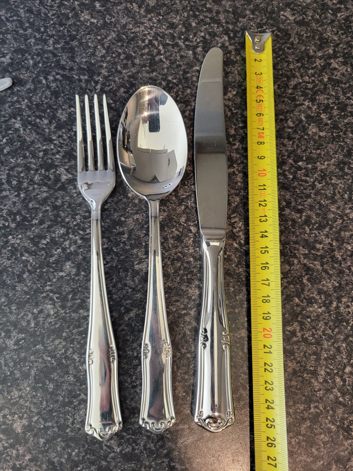 Mepra Inox Bestekset - 3-delig, Ophalen of Verzenden, Nieuw, Rvs of Chroom, Los bestek