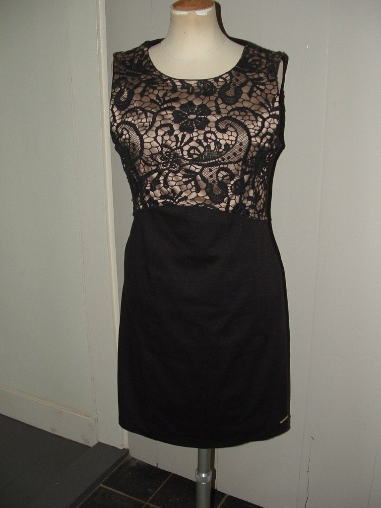 Rinascimento stijlvolle jurk little black dress maat M = 38
