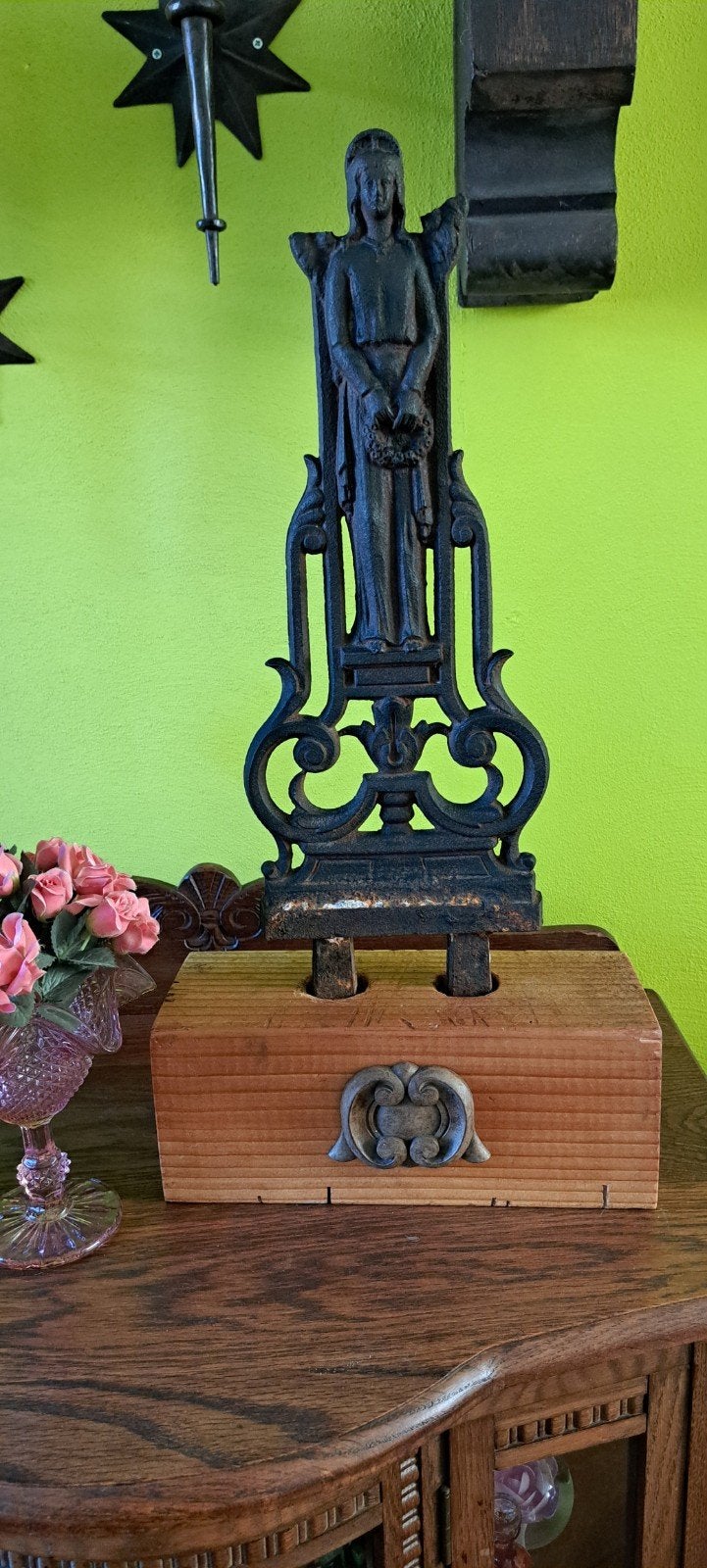 gietijzeren ornament/ graf ornament, Ophalen