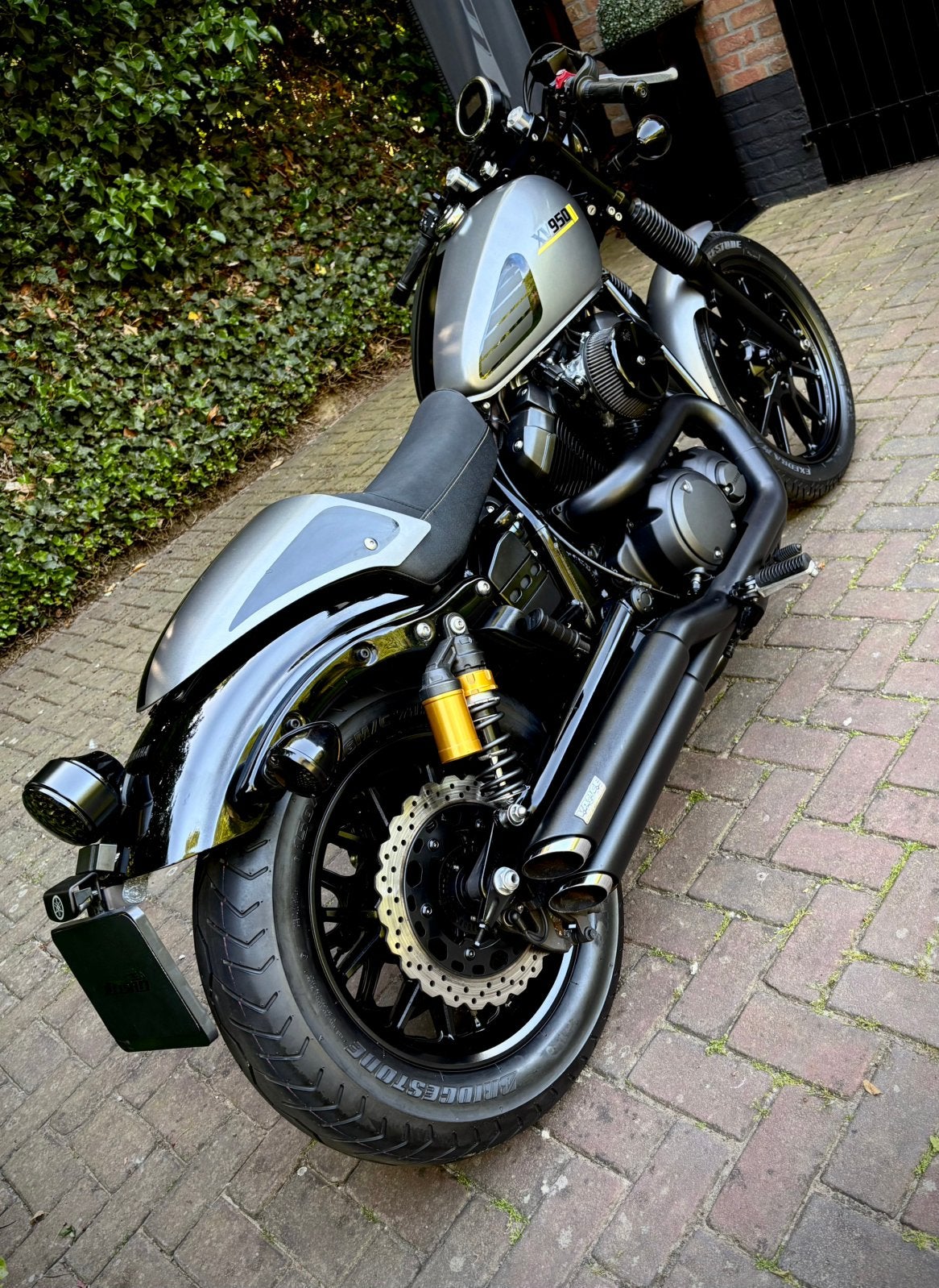 Unieke Yamaha XV950R XV 950 R Bolt Matte grey 13900km, 2 cilinders, Occasion, Motorrijbewijs A, Bedrijf