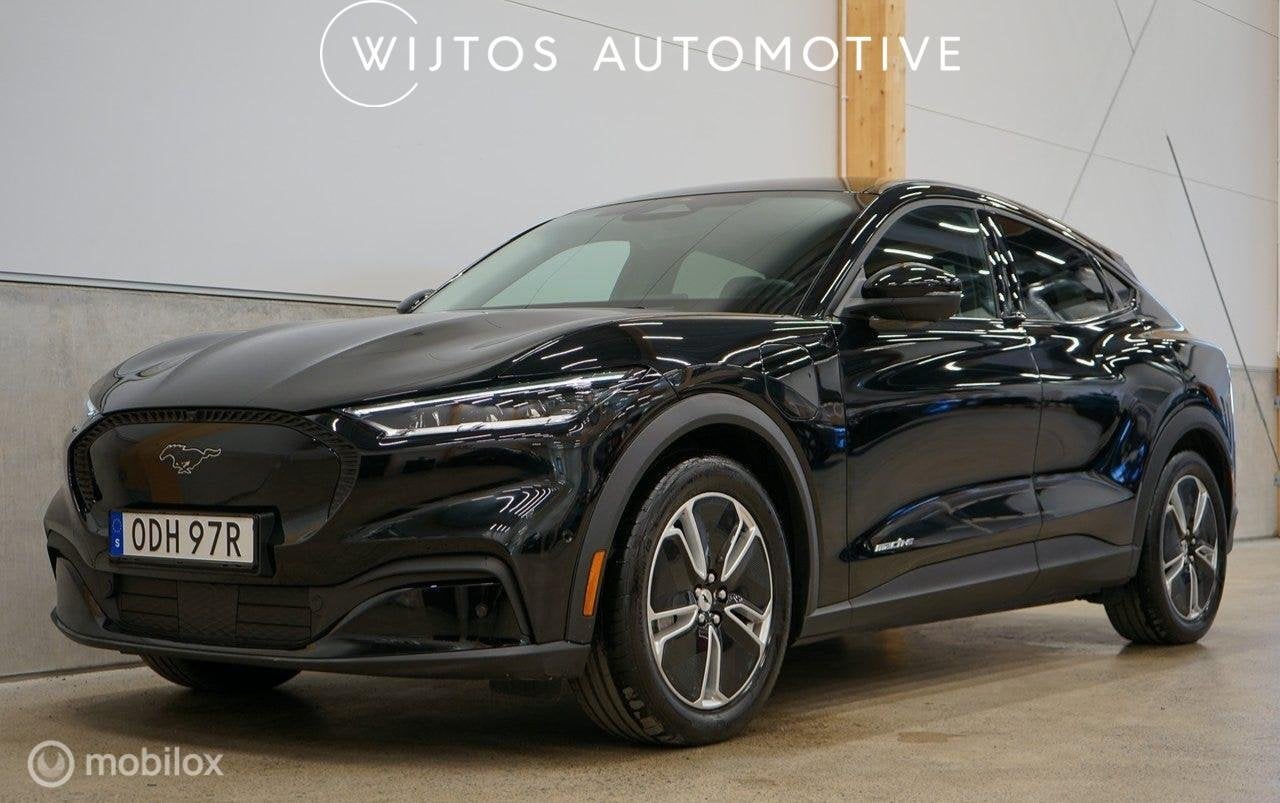 Ford Mustang Mach-E Standard RWD 75 kWh B&O, 360, leer, Auto's, Automaat, Achterwielaandrijving, Gebruikt, Zwart