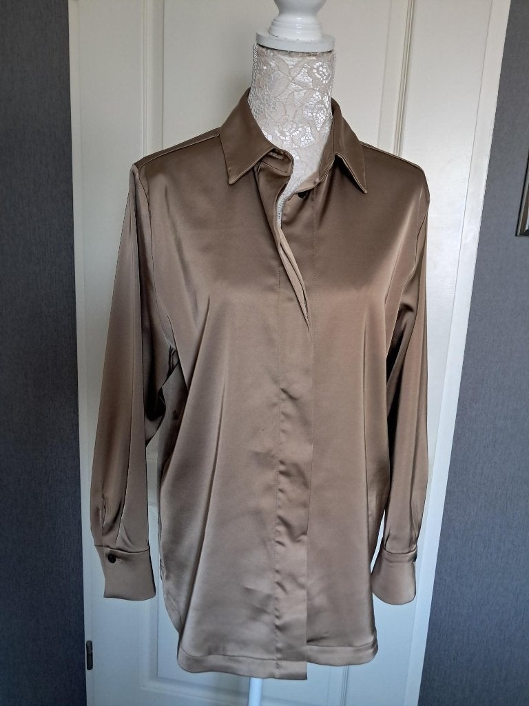 Blouse InWear  maat : 36 valt als maat M 1x gedragen, Maat 38/40 (M), Beige, Nieuw, Ophalen of Verzenden