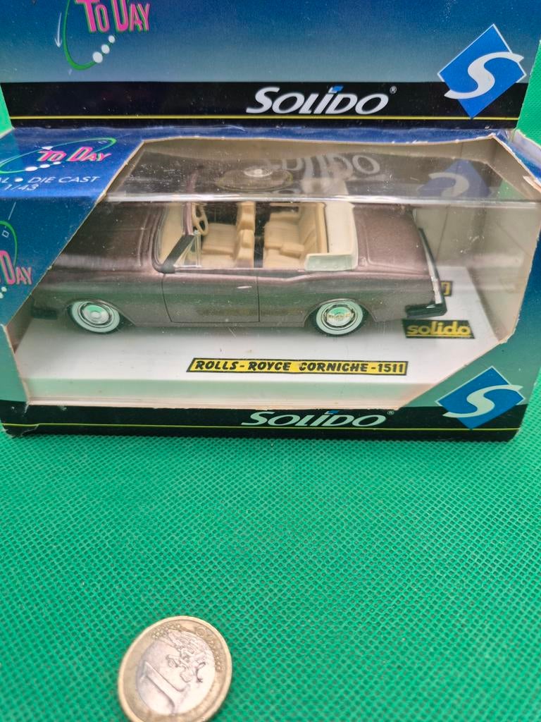 258 Rolls Royce Corniche 1/43 solido, Ophalen of Verzenden, Zo goed als nieuw, Auto, Solido