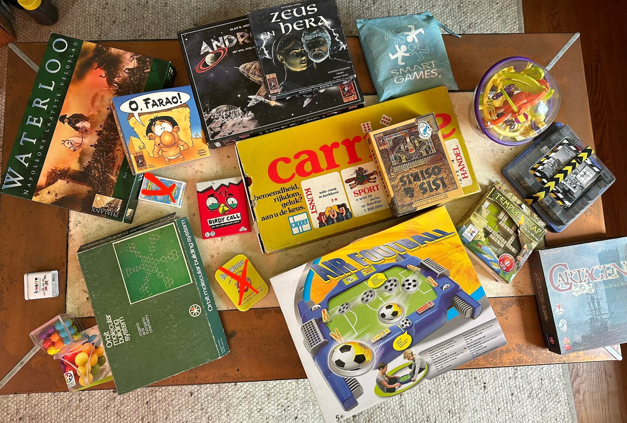 Grote collectie bordspellen en denkspellen (ook los te koop), Een of twee spelers, Ophalen, Gebruikt