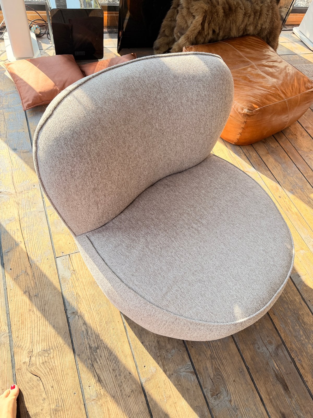 Loungestoel, Ophalen, Zo goed als nieuw, Minder dan 50 cm