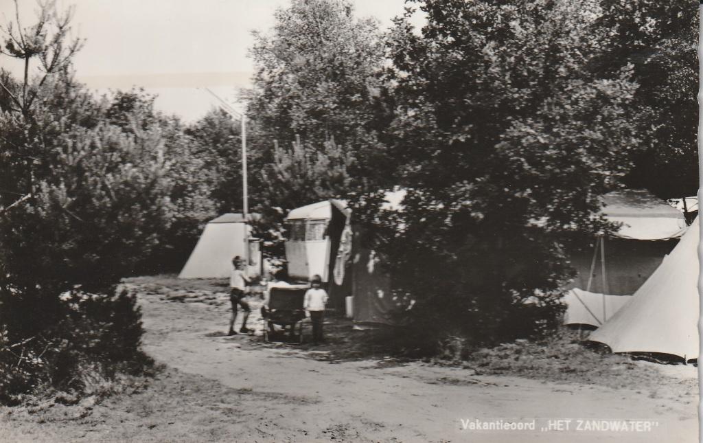 Harskamp   Camping het Zandwater, Ophalen of Verzenden, 1940 tot 1960, Gelopen, Gelderland