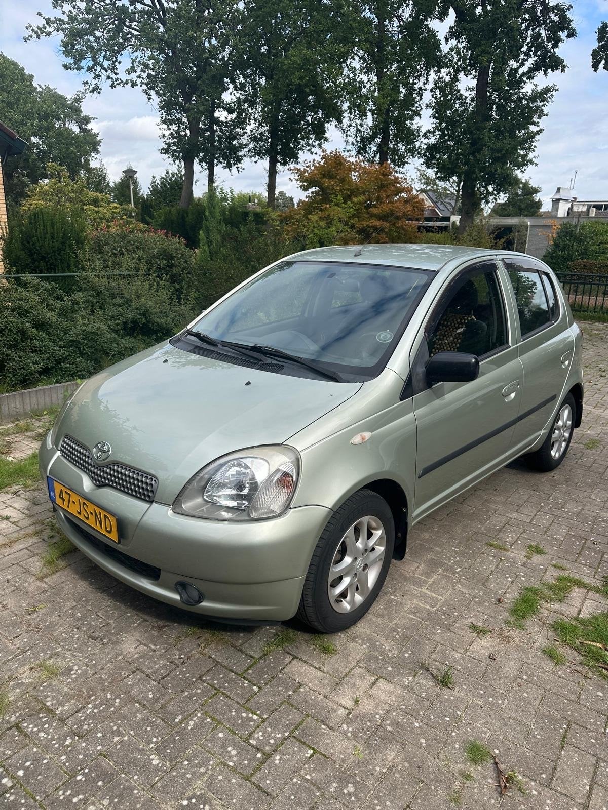 Toyota Yaris 1.3 16V 5DR Linea Luna 2002 Groen, Voorwielaandrijving, 1299 cc, 31 €/maand, 4 cilinders