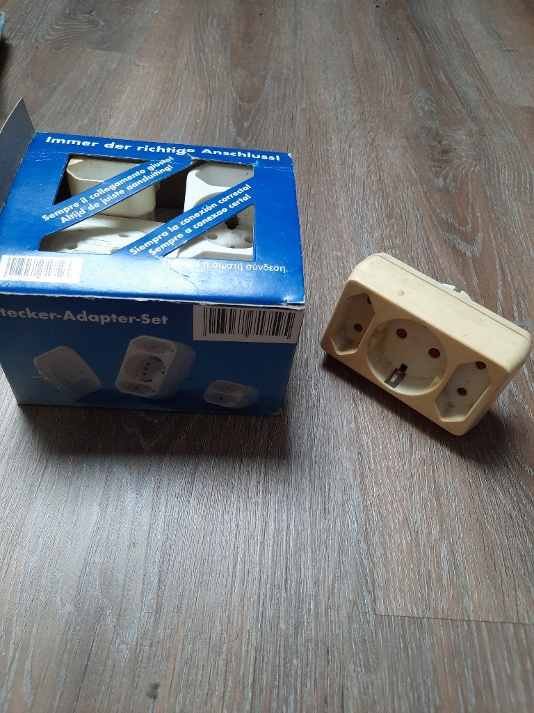 stekker adapter contacten set, Ophalen of Verzenden, Stekker