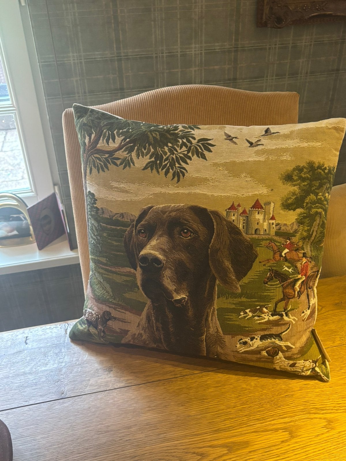 Labrador , jachtkussen, Overige merken, Meerkleurig, Vierkant, Nieuw