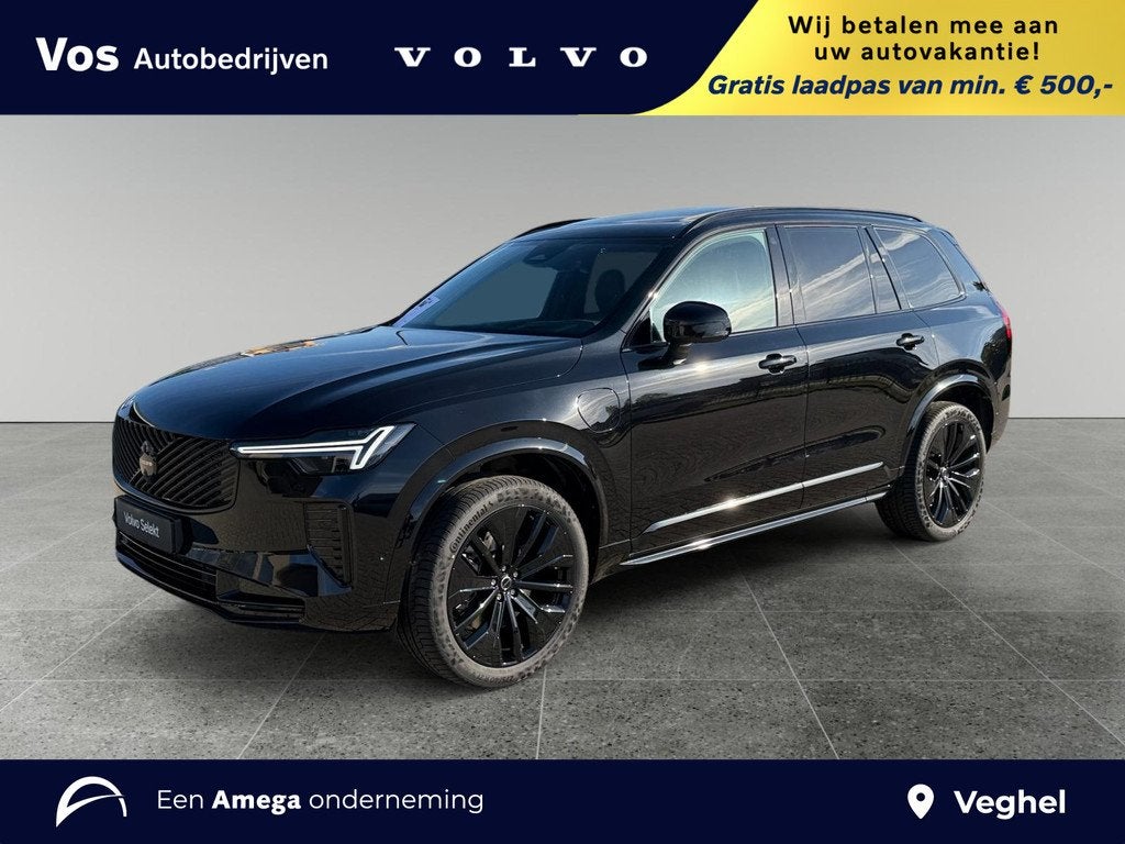 Volvo XC90 T8 Plug-in hybrid AWD Plus Black Edition | Luchtv, Gebruikt, 4 cilinders, Zwart, Vierwielaandrijving