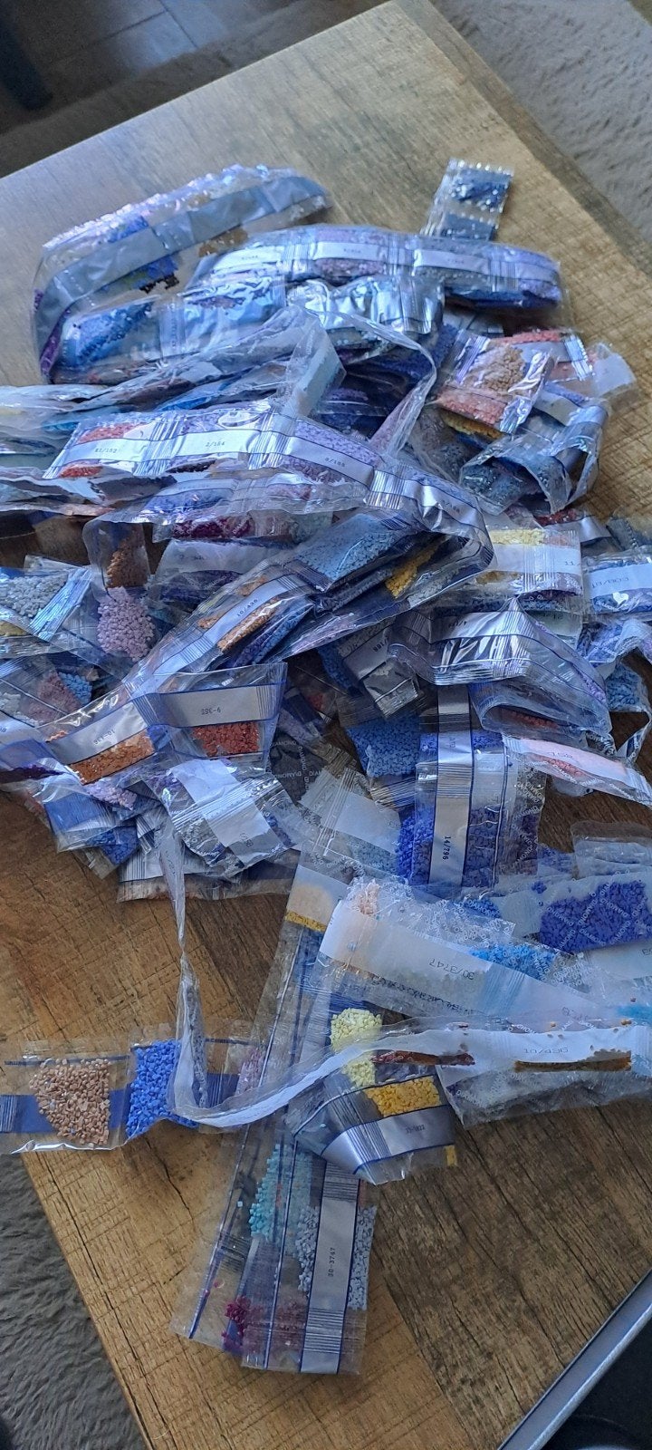 diamond painting steentjes vierkant, Hobby en Vrije tijd, Ophalen of Verzenden