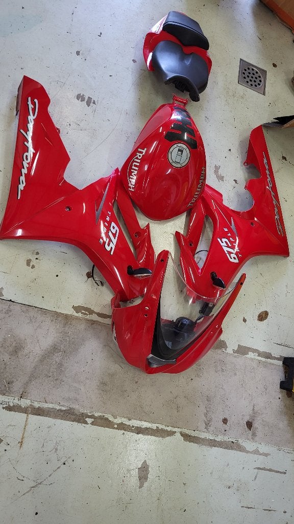 Volledige Kuipset Triump Daytona 675, Ophalen, Gebruikt