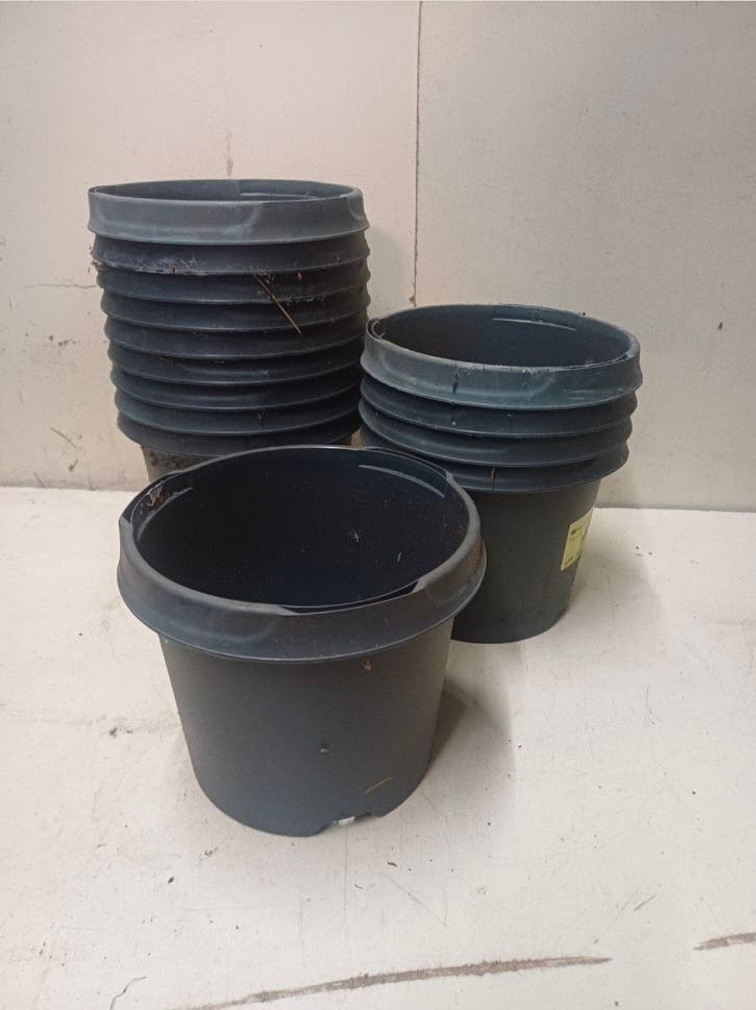 Kweekpotten plantenpotten bloempotten 19 cm, Kunststof, Gebruikt, Minder dan 30 cm, Rond