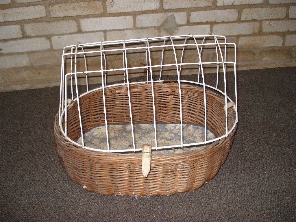 Fietsmand  poes of kleine hond, Ophalen, Gebruikt, Fietsmand