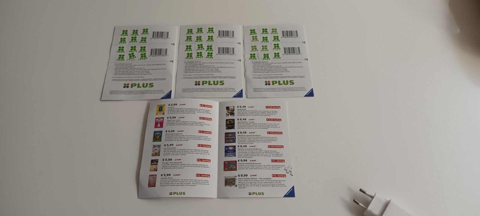 Spaarzegels spellen en puzzels Plus, Ophalen of Verzenden