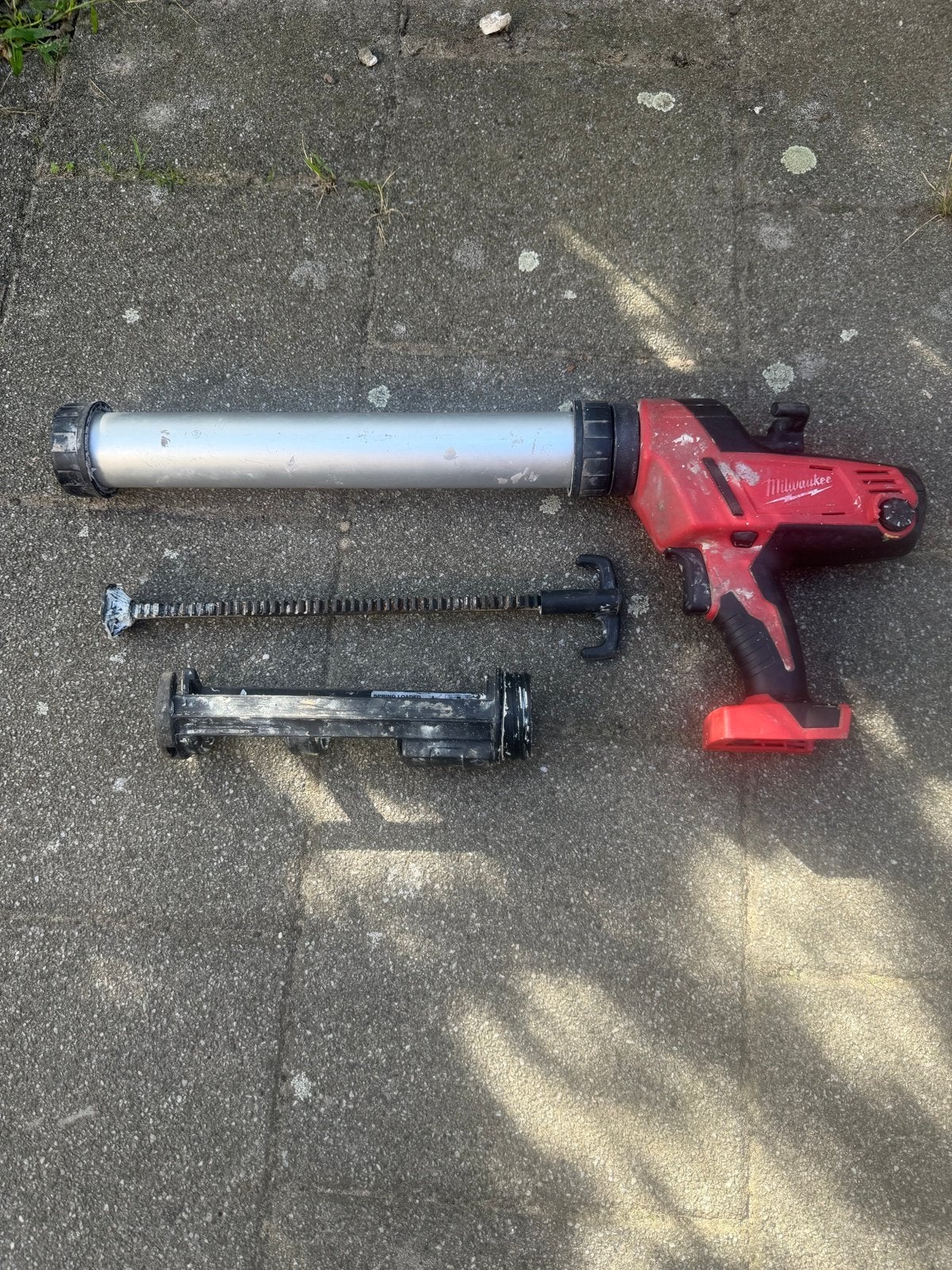 Milwaukee M18 Kitspuit - Accu Kitpistool, Ophalen, Gebruikt, Kitspuit, Milwaukee