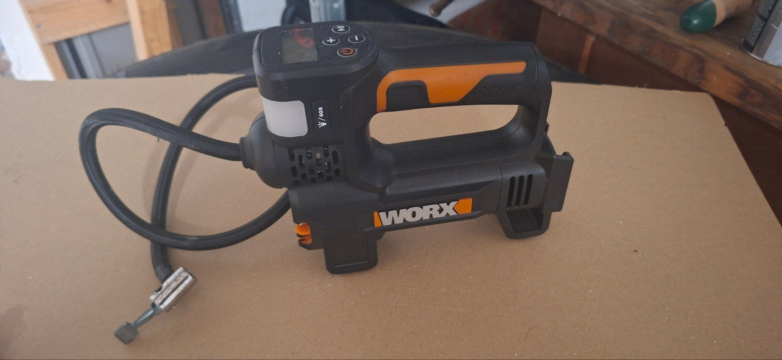 Worx Accu Gereedschap Set: Compressor, Blower, Werklicht, Ophalen of Verzenden, Gebruikt