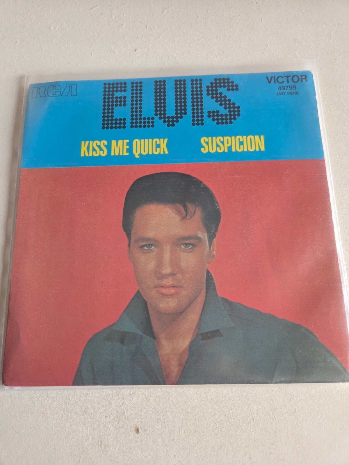 Elvis Presley - Kiss Me Quick / Suspicion (Vinyl EP), Gebruikt, Originele persing, 7 inch, Ophalen of Verzenden