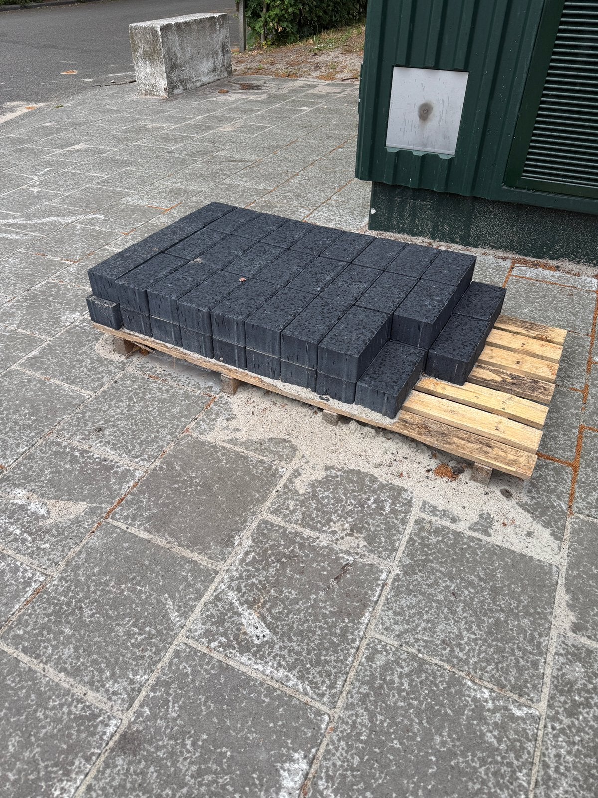 Betonklinkers zwart gratis, Ophalen, Overige typen, Nieuw, Minder dan 5 m²