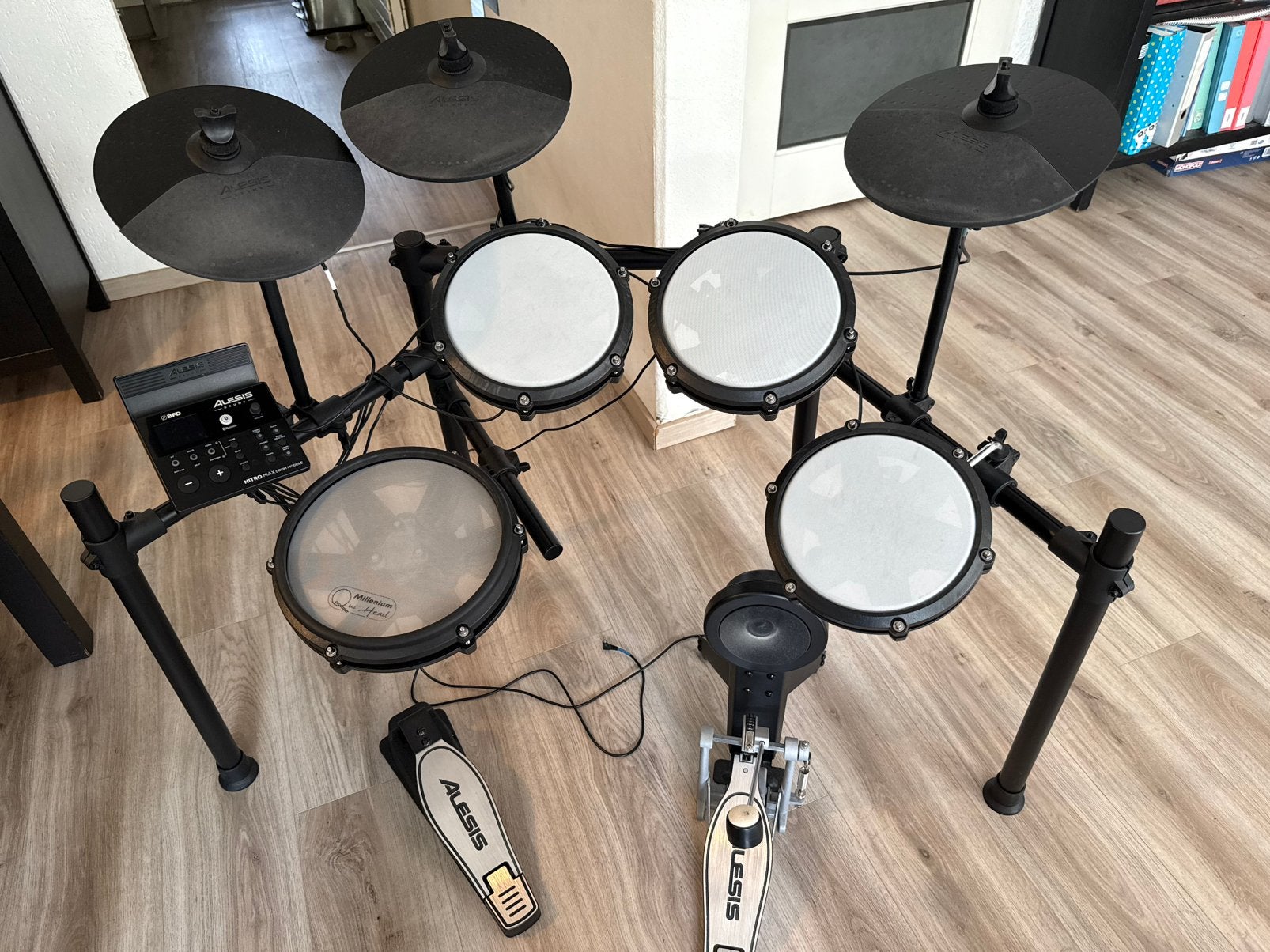 Alesis Nitro Max elektronisch drumstel, Muziek en Instrumenten, Ophalen, Zo goed als nieuw, Overige merken, Elektronisch