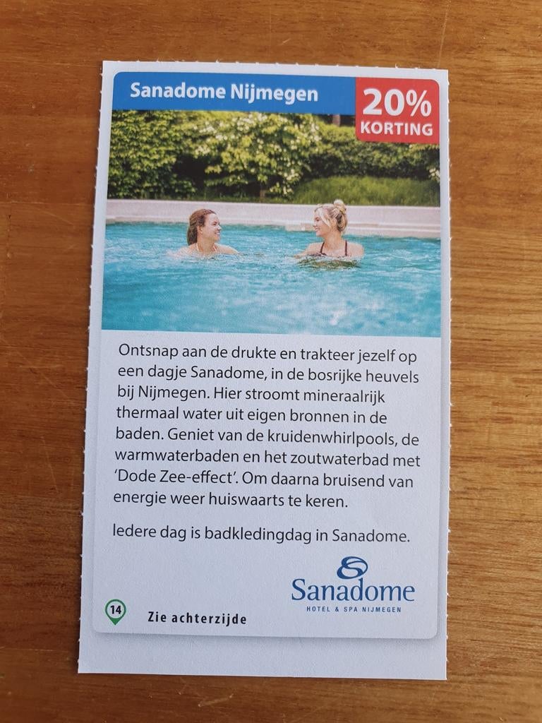 Saunabon Sanadome Nijmegen