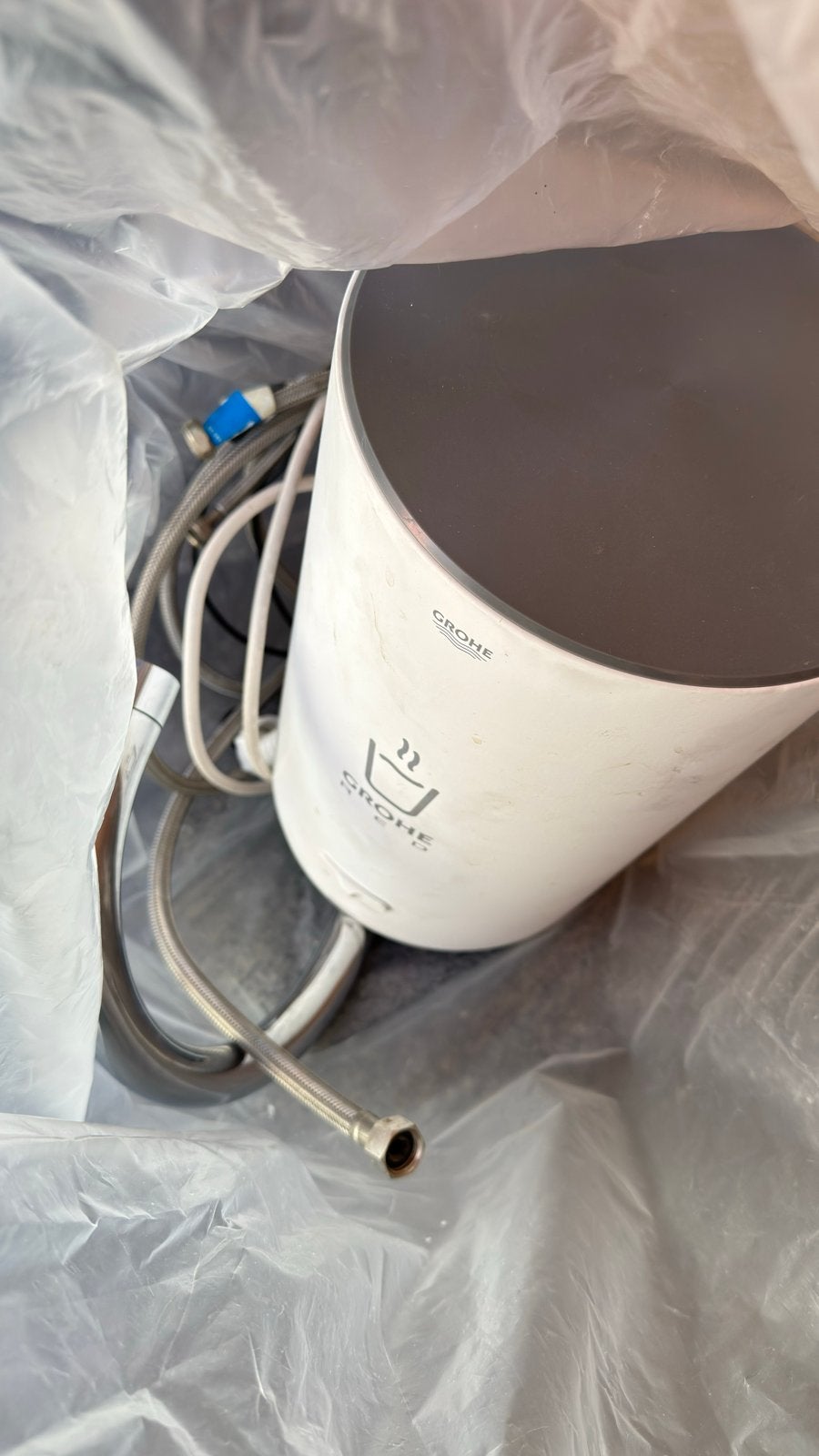 Grohe kokendwaterkraan inclusief boiler, Doe-het-zelf en Verbouw, Ophalen, Gebruikt, Chroom, Kraan