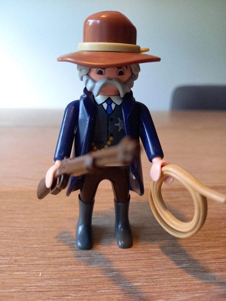 Playmobil The Movie Sheriff - 70069 COMPLEET, Ophalen of Verzenden, Zo goed als nieuw, Complete set