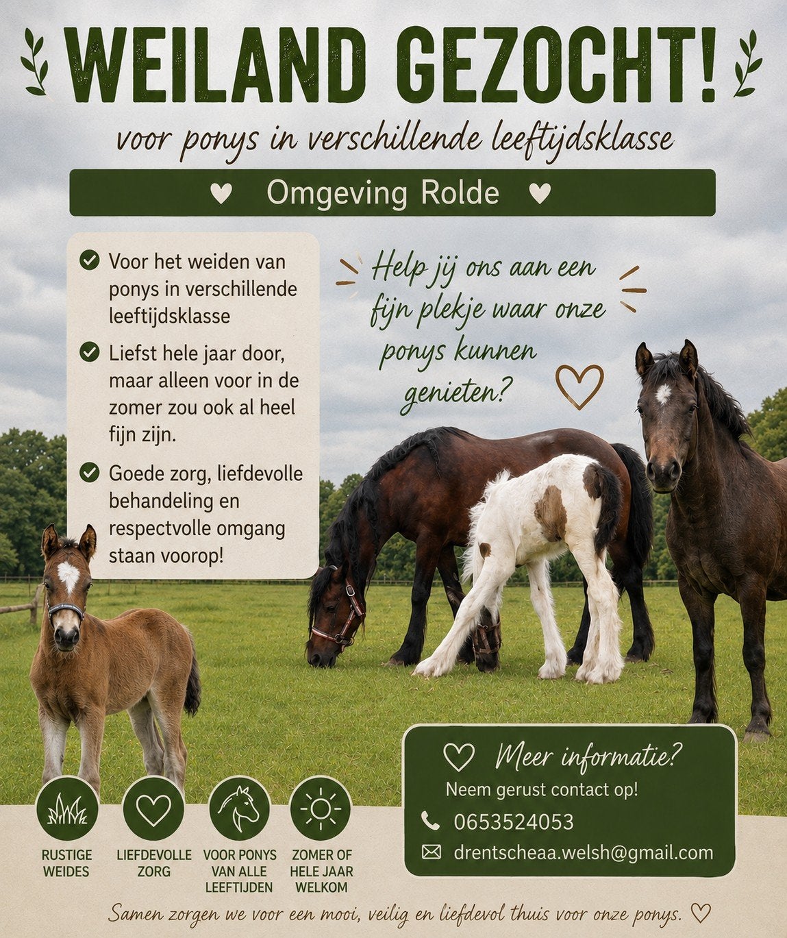 Gezocht weiland