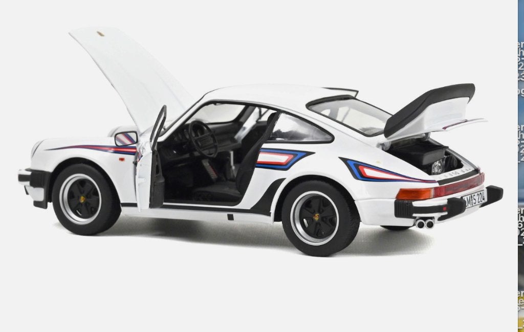Porsche 911 Turbo 3.3 '80 White Martini 1/18 NOREV R. 187668, Hobby en Vrije tijd, Modelauto's | 1:18, Ophalen of Verzenden, Nieuw
